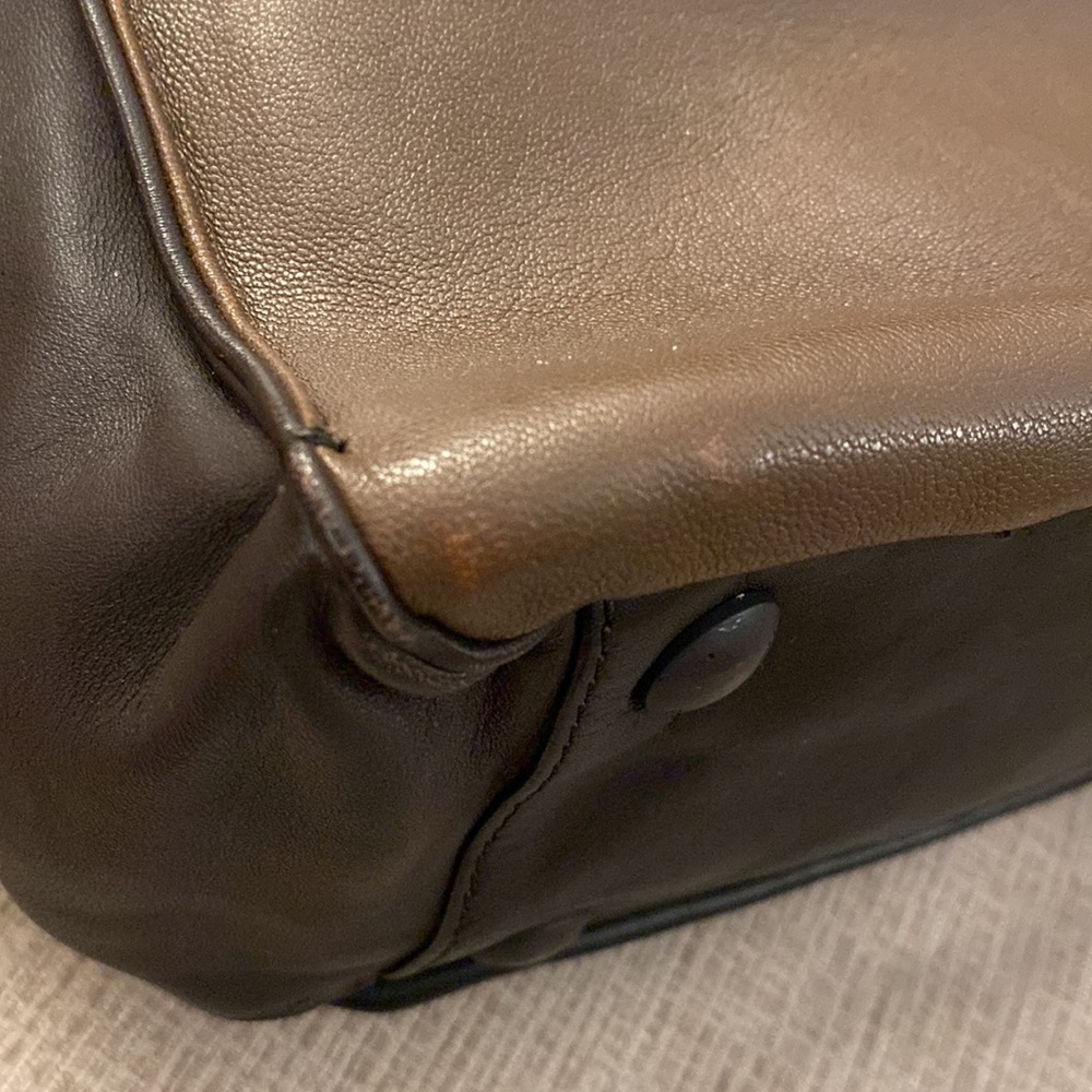 RAG & BONE Mocha Brown Small Pilot Bag - Picture 8 of 13